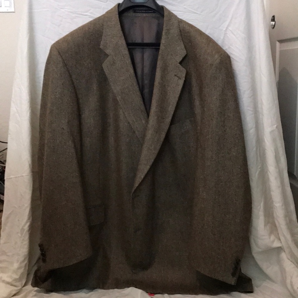 Men’s big and tall sport coat 100% wool